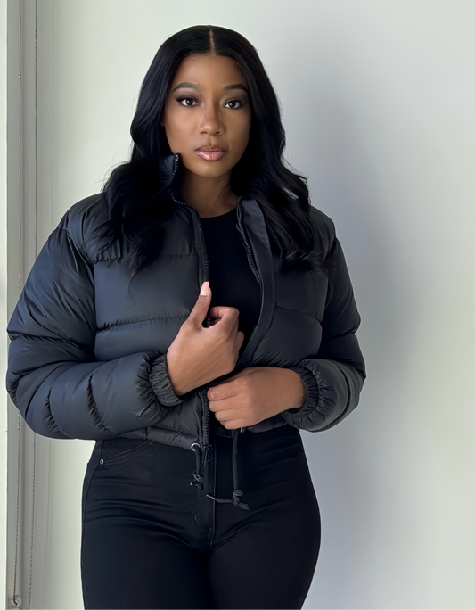 Love Me Cropped Puffer Jacket