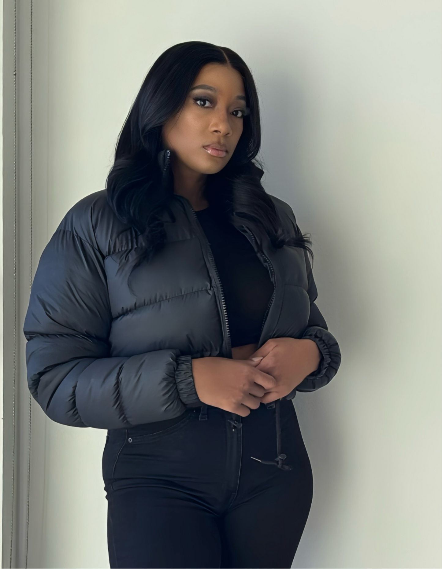 Love Me Cropped Puffer Jacket